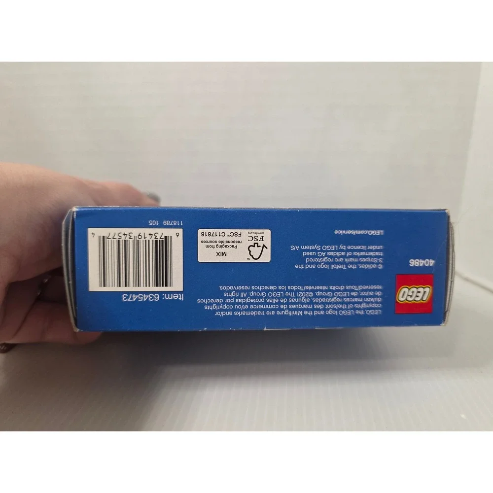 LEGO Adidas Originals Superstar 92pc Blue Authentic Sealed 2021 Collectors